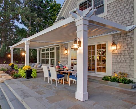 patio overhang attached to house